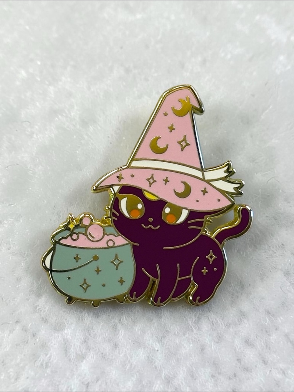 Sailor Moon Luna Witch Cat Halloween Pin